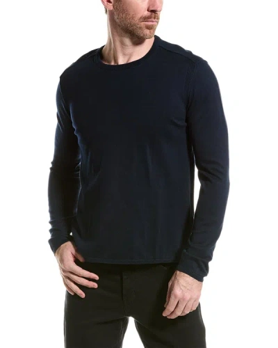 John Varvatos Luke Crewneck Sweater In Blue