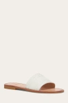 The Frye Company Frye Ava Woodstock Slide Sandals In White