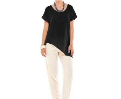 Oh My Gauze Daytona Top In Black