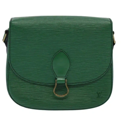 Pre-owned Louis Vuitton Saint Cloud Leather Shoulder Bag () In Green