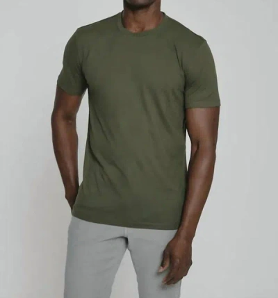 7diamonds Core Crew Neck T-shirt In Olive In Green