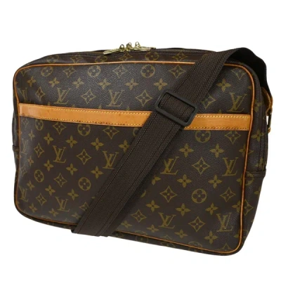 Pre-owned Louis Vuitton Reporter Canvas Shoulder Bag () In Brown
