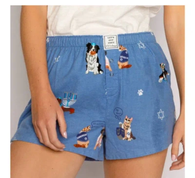 Pj Salvage Hannukah Shorts In Blue