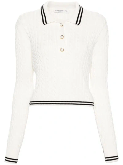 Alessandra Rich Polo Clothing In White
