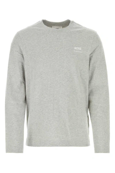 Ami Alexandre Mattiussi Ami T-shirt In Gray