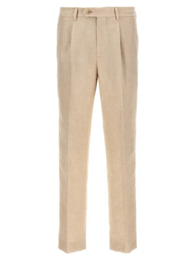 Brunello Cucinelli Smart Pants In Beige