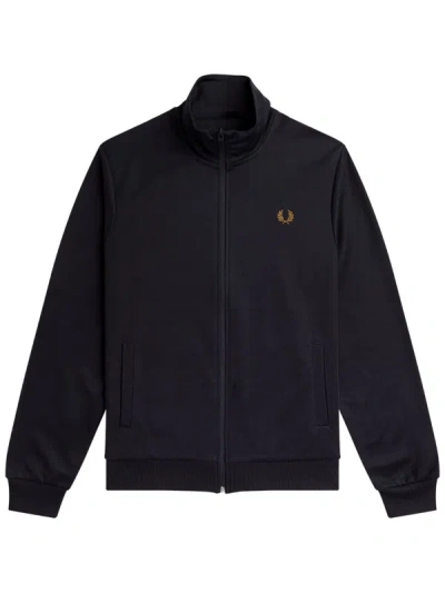 Fred Perry Fp Track Jacket Clothing In Blue