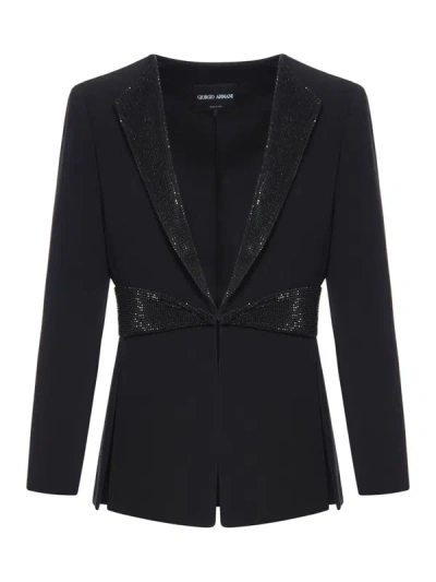 Giorgio Armani Jacket In Black