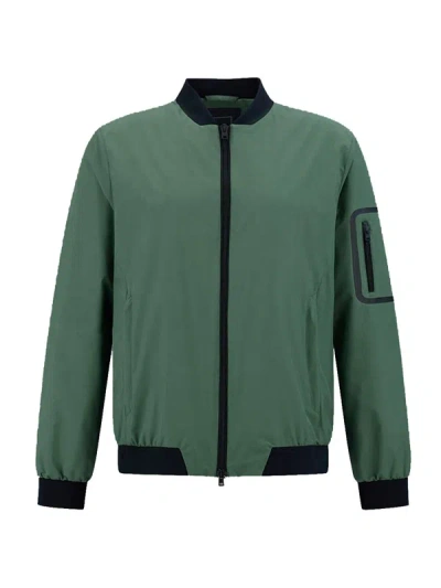 Herno Zip Jacket Clothing In Green