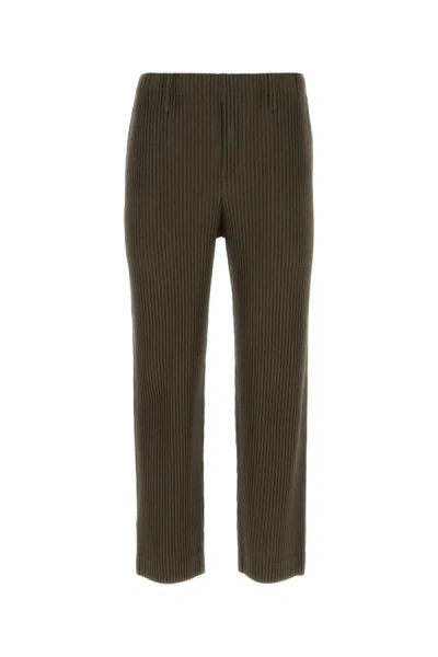 Issey Miyake Homme Plisse'  Pants In Brown