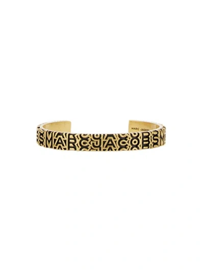 Marc Jacobs Monogram Bracelet In Gold