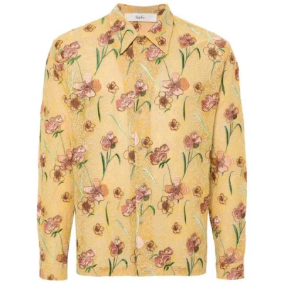 Séfr Sefr Ripley Hibiscus Yellow Shirt