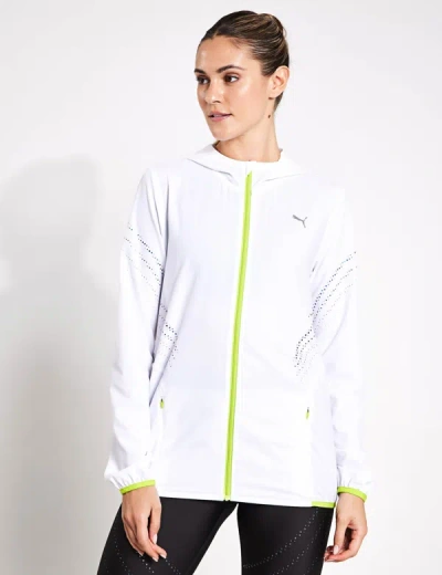 Puma Run Ultraweave Running Jacket In White