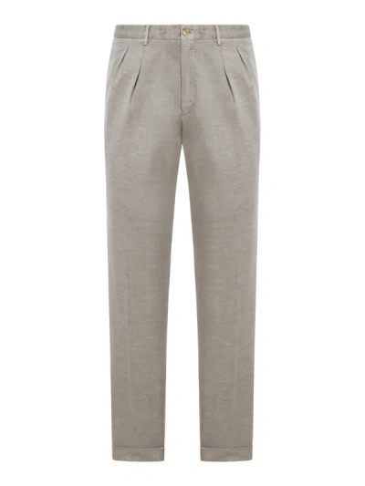 Incotex Pants In Cotton In Grey