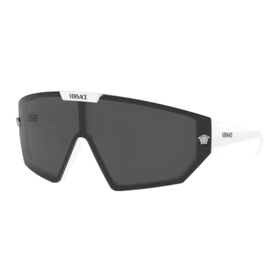 Versace Ve 4461 314/87 47mm Unisex Shield Sunglasses In White
