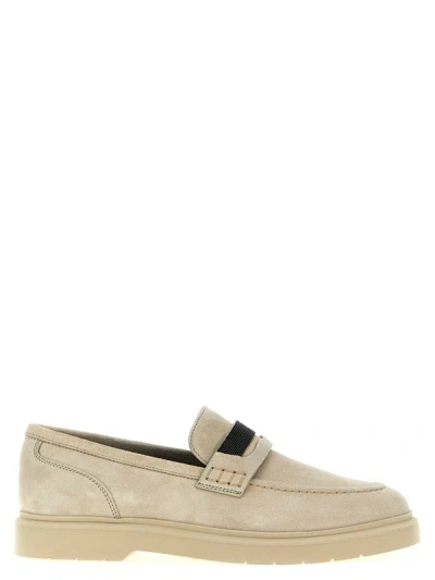 Brunello Cucinelli Monile Sneakers In Beige