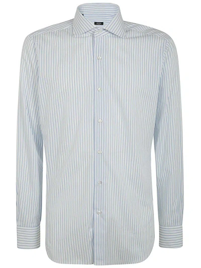 Barba Neck Shirt Clothing In Blue