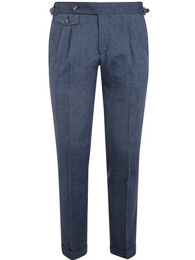 Barba Trouser Parma Clothing In Blue