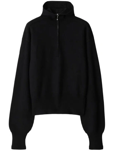 Burberry Sweaters In Black