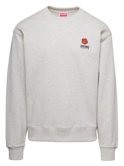 Kenzo Boke Flower Classic Sweatshirt In Grey