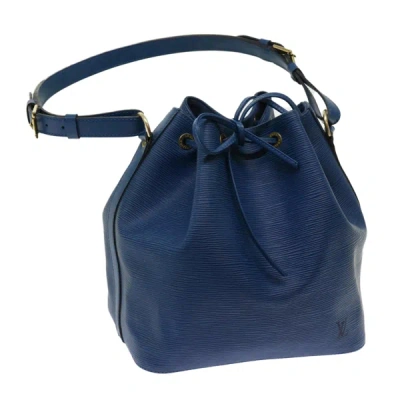Pre-owned Louis Vuitton Leather Shoulder Bag () In Blue