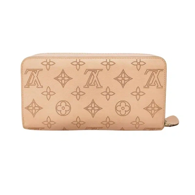 Pre-owned Louis Vuitton Zippy Wallet Leather Wallet () In Pink