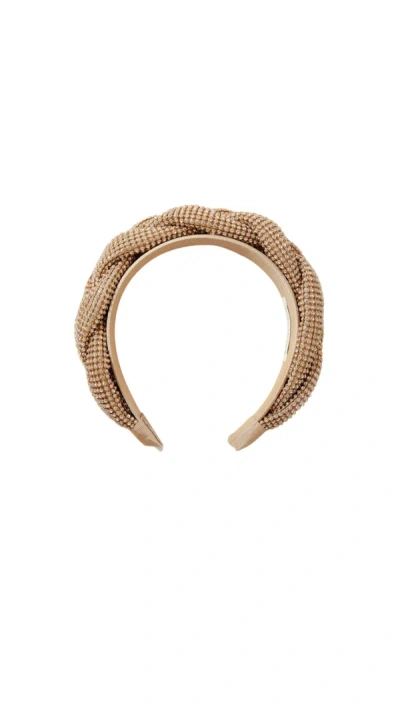 ISO! Loeffler Randall Metallic Braided Headband in Gold Loeffler Randall Braided Headband - Gold | Garmentory main image 3