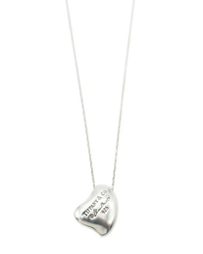 Tiffany & Co Elsa Peretti Small Full Heart Pendant In Sterling Silver