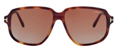 Tom Ford Anton M Ft1024 52f Square Sunglasses In Multi
