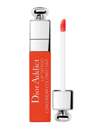 Dior Addict Lip Tattoo Color Juice Lipstick - Limited Edition In 641 Orange