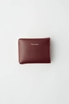 Acne Studios Fold Wallet Burgundy