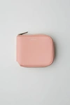 Acne Studios Compact Wallet Powder Pink