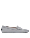 Tod's Loafers In Dove Grey