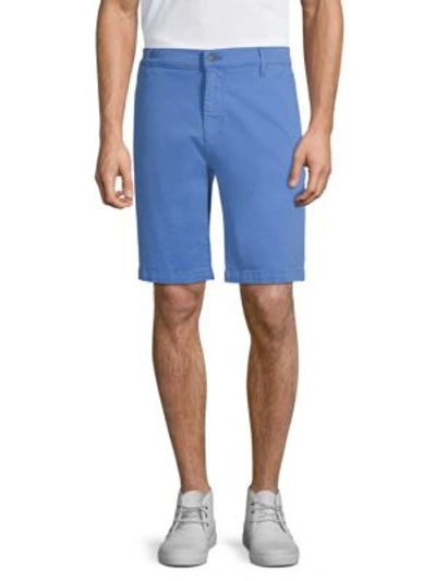 7 For All Mankind Men's Stretch Chino Shorts In Cobalt Blue