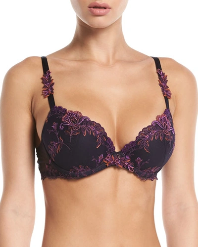 Lise Charmel Foret Lumiere Contour Lace Spacer Bra In Foret Pourpre