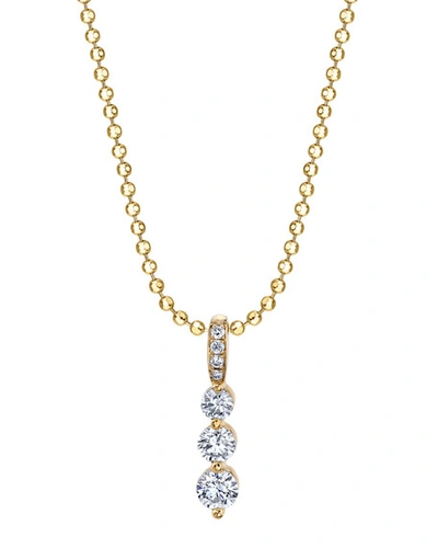 Anita Ko 18k Gold Small Diamond Twiggy Necklace