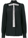 Dolce & Gabbana Bow Detail Blouse In Black