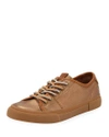 Frye Gia Coated Canvas Low-top Sneakers In Bronze Canvas
