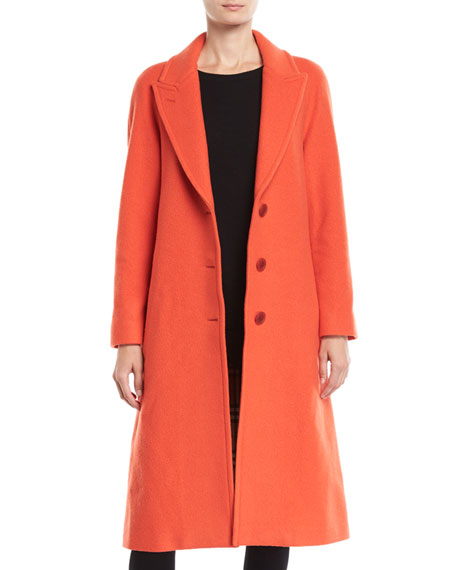 Burberry Ellerton Long Coat In Bright 