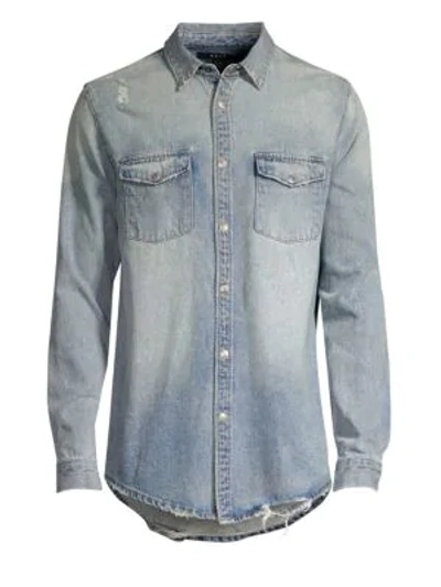 Ksubi Frontier Distressed Denim Shirt