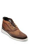 Cole Haan 2.zerogrand Stitchlite Water Resistant Chukka Boot In Brown Heathered Knit