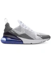 Nike Men's Air Max 270 Casual Sneakers From Finish Line In Grey