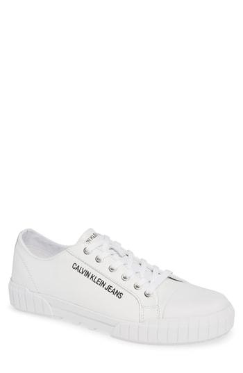 calvin klein jeans white shoes