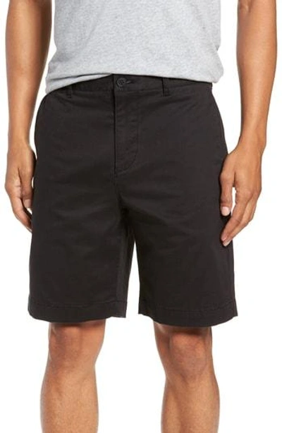 Lacoste Stretch Bermuda Shorts In Black