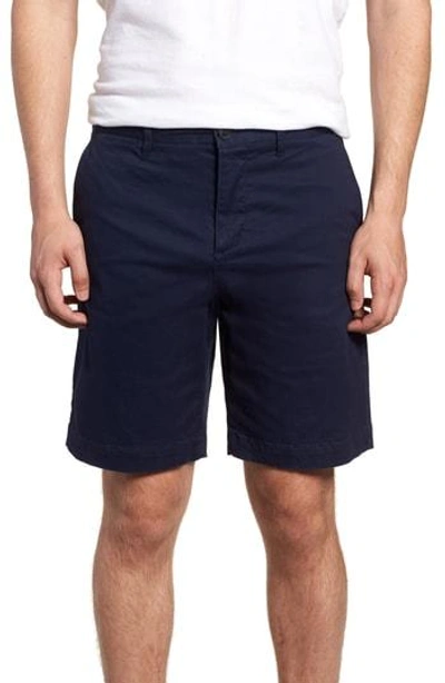 Lacoste Stretch Bermuda Shorts In Navy Blue