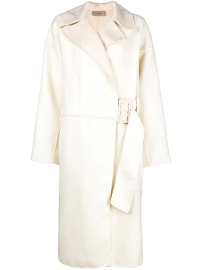 Maison Flaneur Oversized Coat - White