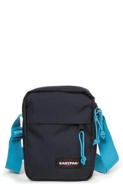Eastpak The One Nylon Crossbody Bag - Blue In Navy/ Aqua