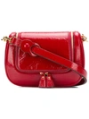 Anya Hindmarch Small Vere Lambskin Leather Crossbody Satchel - Red