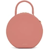 Mansur Gavriel Calfskin Leather Circle Crossbody Bag In Blush