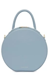 Mansur Gavriel Leather Circle Crossbody Bag - Blue In Grey Blue